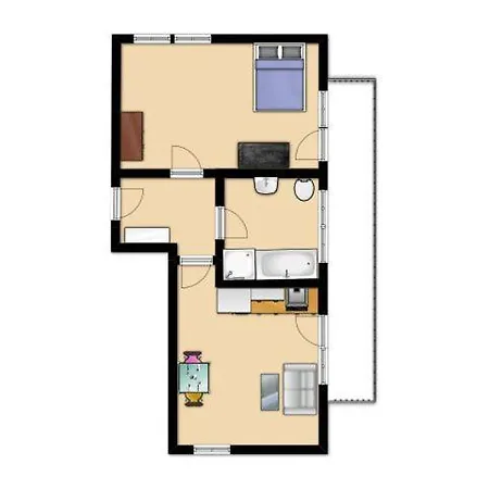 Haus Sattelgrund Lejlighed *